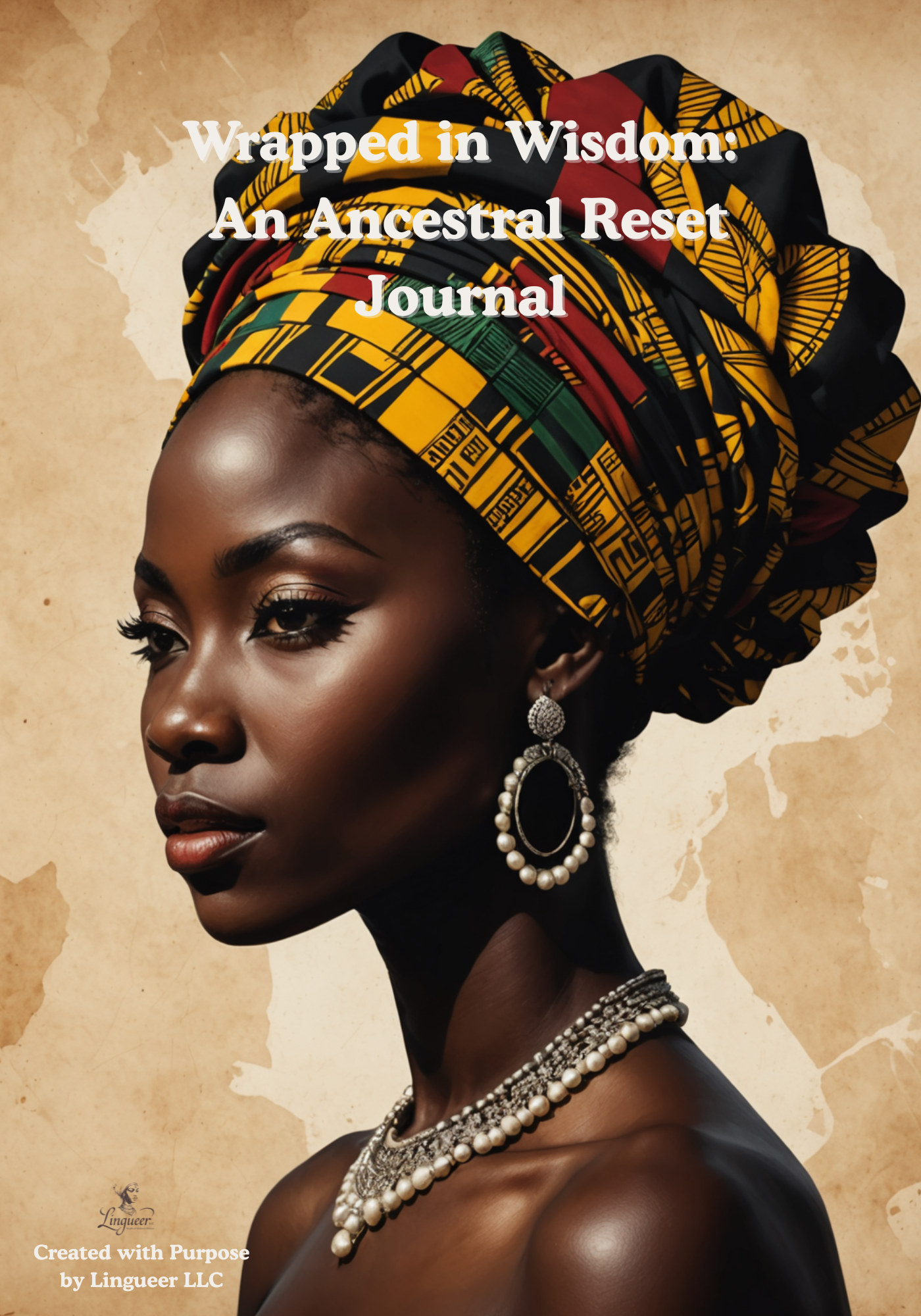 Wrapped in Wisdom: An Ancestral Reset Journal (Black & White Edition)